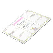 Lehrer Wöchentlicher Planer Niedliche unicorn gepu Notizblock (angewinkelt)