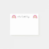 Lehrer Wort Kunst Apfel. Lehrerhinweise Post-it Klebezettel (Vorderseite)