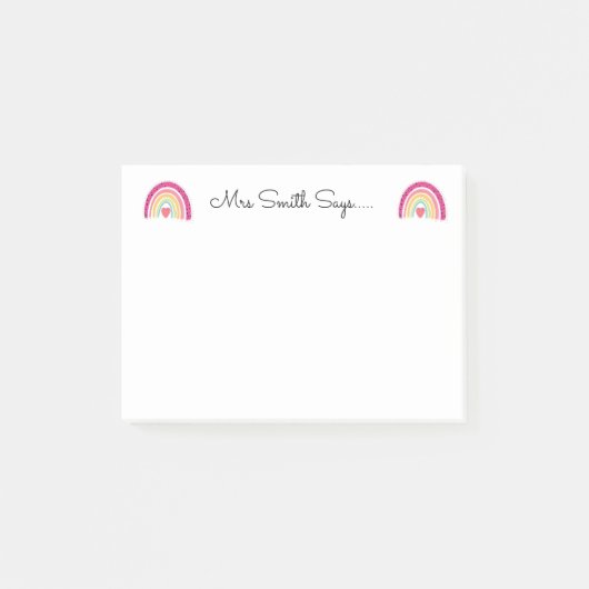 Lehrer Wort Kunst Apfel. Lehrerhinweise Post-it Klebezettel (Vorderseite)