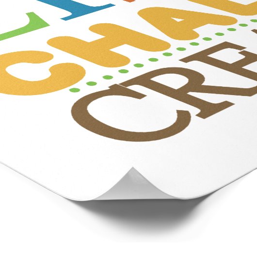 Lehrer Worte zum Leben durch Poster (Ecke)