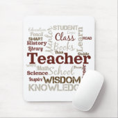 Lehrer Wortwolke Mousepad (Mit Mouse)