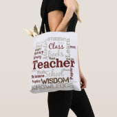 Lehrer-Wortwolke Tasche (Von Nahem)