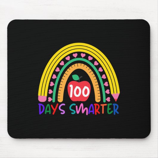 Lehrer zitieren 100 Tage Schullehrer und -studium Mousepad (Vorne)
