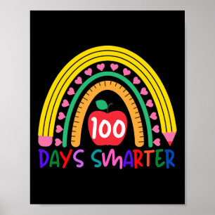Lehrer zitieren 100 Tage Schullehrer und -studium Poster