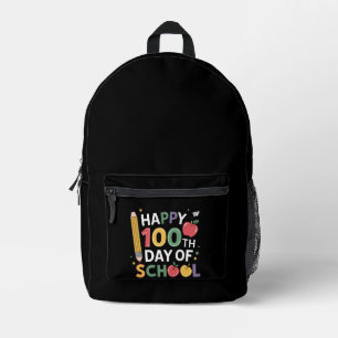 Lehrer zum 100. Schultag Glücklicher 100 Tage Bedruckter Rucksack