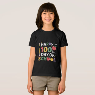 Lehrer zum 100. Schultag Glücklicher 100 Tage Tri-Blend Shirt