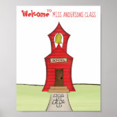 Lehrer zurück in den Schulunterricht Poster (Vorne)