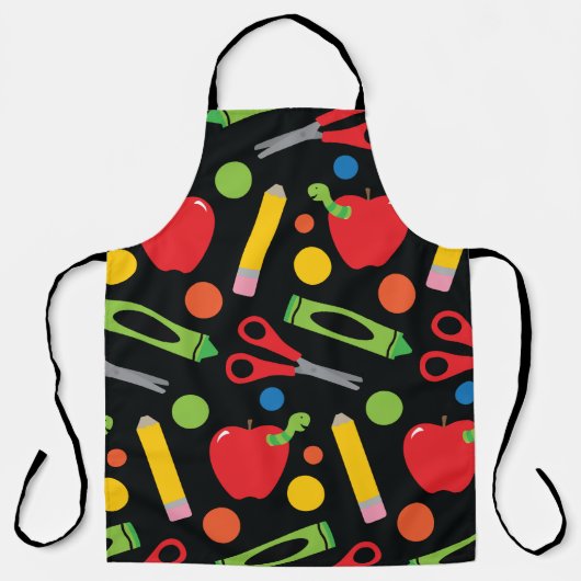 Lehrer zurück in den Schulunterricht Schürze (Vorderseite)