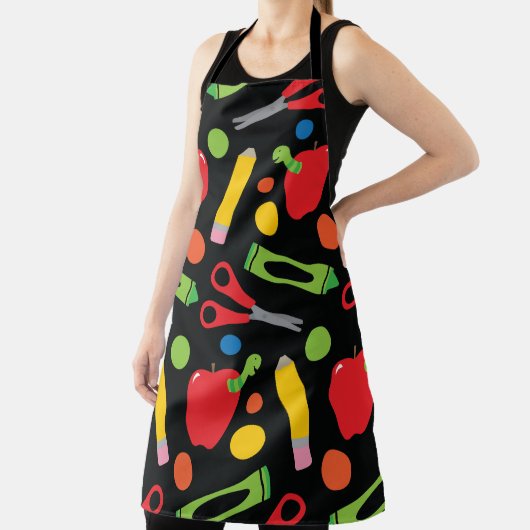 Lehrer zurück in den Schulunterricht Schürze (InSitu)