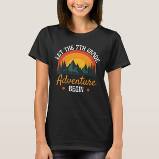 Lehrer Zurück in die Schule Lass die 7. Klasse Abe T-Shirt