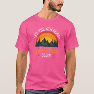 Lehrer zurück in die Schule Ließ die vierte Klasse T-Shirt