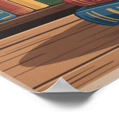 Lehrer zurück zum Schulposter, Poster (Ecke)