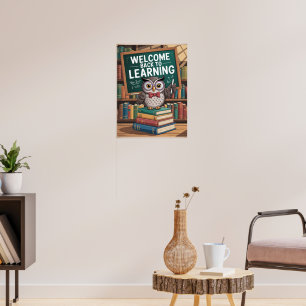 Lehrer zurück zum Schulposter, Poster