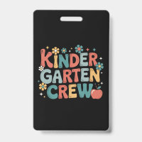 Lehrer zurück zur Crew des Kindergartens