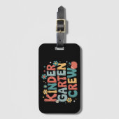 Lehrer zurück zur Crew des Kindergartens Gepäckanhänger (Vorderseite Vertikal)