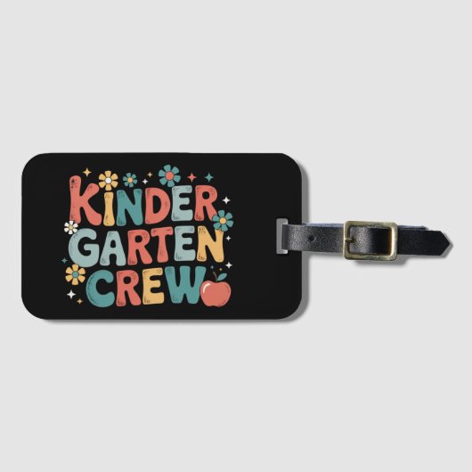 Lehrer zurück zur Crew des Kindergartens Gepäckanhänger (Vorderseite (Horizontal))