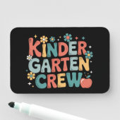 Lehrer zurück zur Crew des Kindergartens Namensschild (Beispiel)