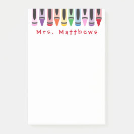 Lehrer zurück zur Niedlichen Schulfarbe Post-it Klebezettel