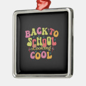 Lehrer zurück zur Schule Cool aussehen Ornament Aus Metall (Links)