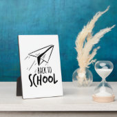 Lehrer zurück zur Schule Fotoplatte (Seite)