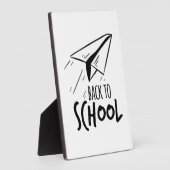 Lehrer zurück zur Schule Fotoplatte (Seite)