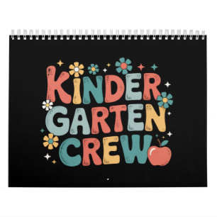 Lehrer Zurück zur Schule Kindergarten-Team Kalender