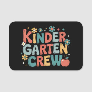 Lehrer  Zurück zur Schule Kindergarten-Team Namensschild