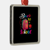 Lehrer zurück zur Schule Ornament Aus Metall (Rechts)