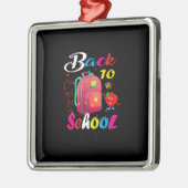 Lehrer zurück zur Schule Ornament Aus Metall (Links)