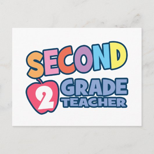 Lehrer zweiter Klasse Postkarte (Vorderseite)