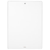 Lehrer - Zwischenablage Klemmbrett (Rückseite)