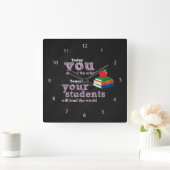 Lehrerangebot Quadratische Wanduhr (Zuhause)