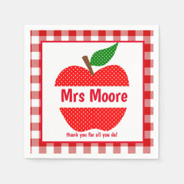 Lehrerapfel Serviette