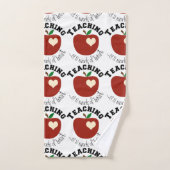 **LEHRERARBEITEN SIND EIN AKT DES SET "LIEBE** TOW (Handtuch)