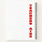 Lehrerassistent Notizblock (Rückseite)