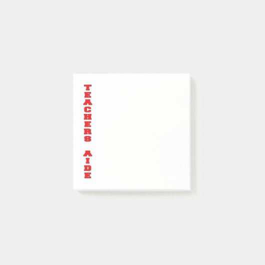 Lehrerassistent Post-it Klebezettel (Vorderseite)