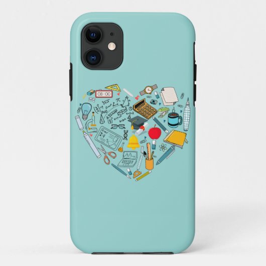 Lehrerassistent Professor Tool Heart Case-Mate iPhone Hülle (Rückseite)
