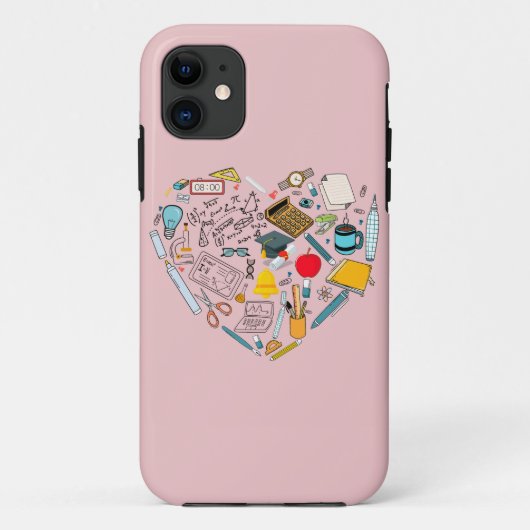 Lehrerassistent Professor Tool Heart Case-Mate iPhone Hülle (Rückseite)