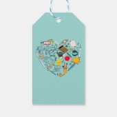 Lehrerassistent Professor Tool Heart Geschenkanhänger (Rückseite)