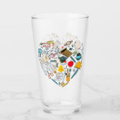 Lehrerassistent Professor Tool Heart Glas (Vorderseite)