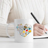 Lehrerassistent Professor Tool Heart Kaffeetasse