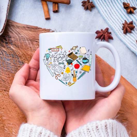 Lehrerassistent Professor Tool Heart Kaffeetasse