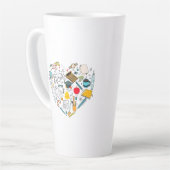 Lehrerassistent Professor Tool Heart Milchtasse (Linke Ecke)