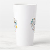 Lehrerassistent Professor Tool Heart Milchtasse (Vorderseite)