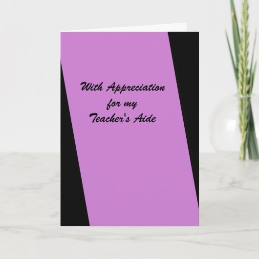 Lehrerassistentin danke Ihnen, Fuschia, Orchid (Vorderseite)