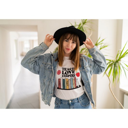 Lehrerausbildung Liebe Inspiriere LehrerInnen Lehr T-Shirt