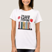 Lehrerausbildung Liebe Inspiriere LehrerInnen Lehr T-Shirt (Vorderseite)