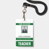 Lehrerausweis  ausweis (Vorderseite mit Lanyard)