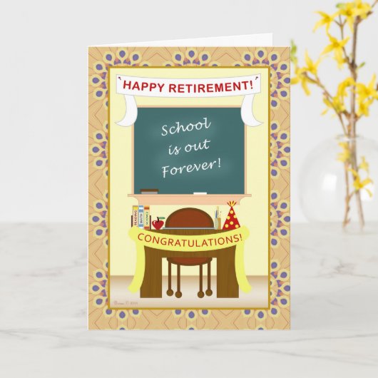 Lehrerausweis Karte (Gelbe Blume)