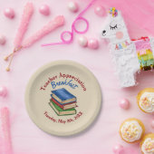 Lehrerauswertungs-Gastgeschenk-Bibliotheksbücher Pappteller (Party)